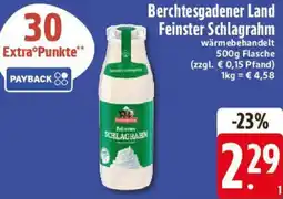 E-Center Berchtesgadener Land Feinster Schlagrahm Angebot