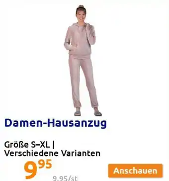 Action Damen Hausanzug Angebot