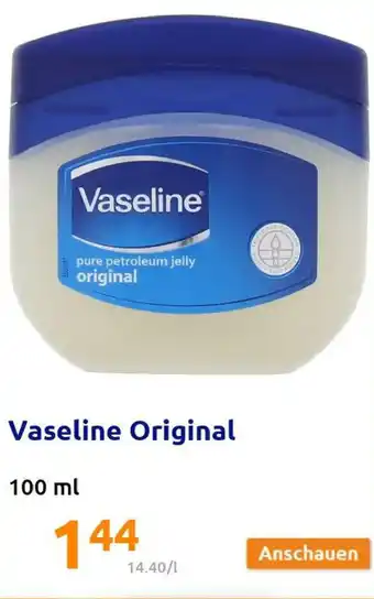 Action Vaseline Original 100ml Angebot