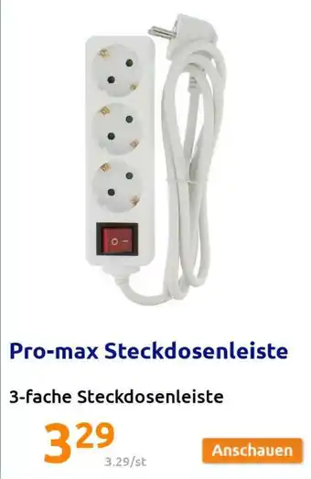 Action Pro Max Steckdosenleiste Angebot