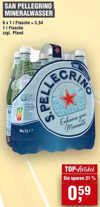 Handelshof San pellegrino mineralwasser Angebot