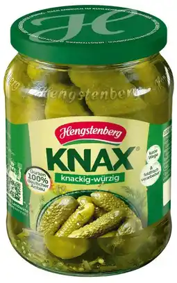 Kaufland Hengstenberg Knax Gewürzgurken Angebot