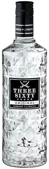 Kaufland Three Sixty Vodka Original Angebot