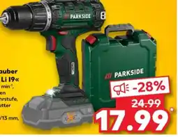Kaufland Parkside Akku-Bohrschrauber 20 V PABS Li I9 Angebot