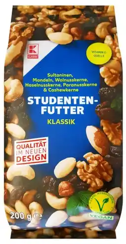 Kaufland K-Classic Studentenfutter Classic Vegan Angebot