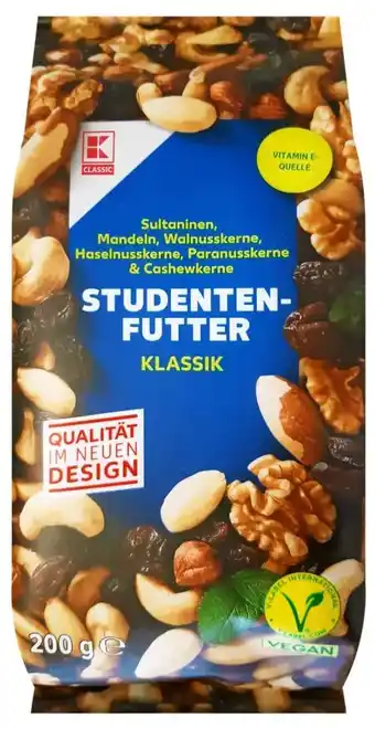 Kaufland K-Classic Studentenfutter Classic Vegan Angebot