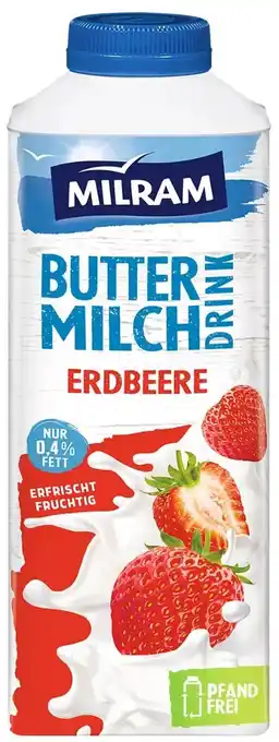 Kaufland Milram Buttermilch Drink Erdbeere Angebot