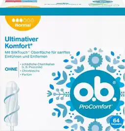 Kaufland O.B. Tampons Pro Comfort Angebot