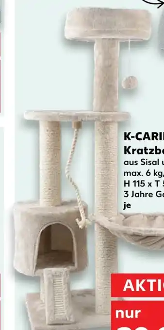 Kaufland K-Carinura Katzen-Kratzbaum Angebot