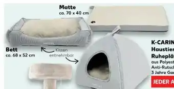 Kaufland K-Carinura Haustier Ruheplätze Angebot