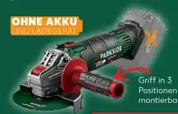 Kaufland Parkside Akku-Winkelschleifer PWSA 20-Li G4 Angebot
