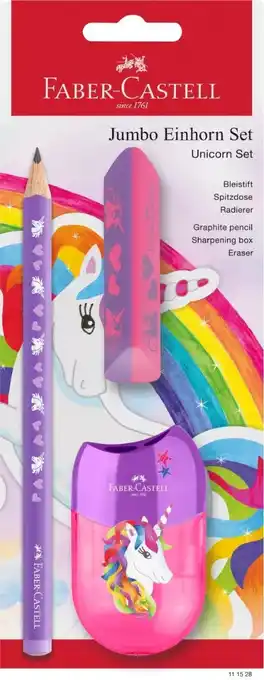 Kaufland Faber-Castell Jumbo-Schreibset Einhorn Angebot