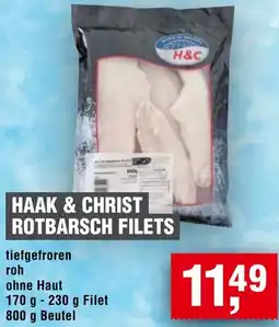 Handelshof Haak & christ rotbarsch filets Angebot