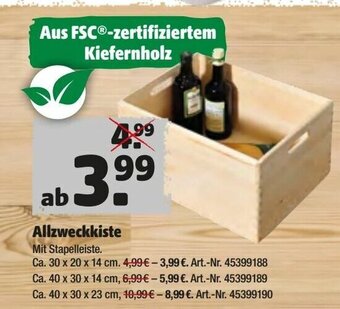 Hagebau Allzweckkiste Angebot