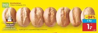 Netto Marken-Discount Schnittbrötchen Angebot
