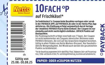 Netto Marken-Discount Payback 10fach punkte Angebot