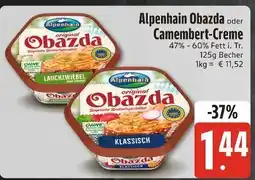 Edeka Alpenhain obazda lauchzwiebel Angebot