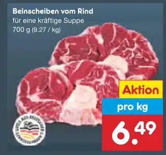 Netto Marken-Discount Beinscheiben vom rind Angebot