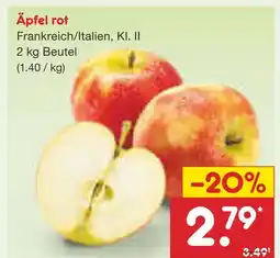 Netto Marken-Discount Äpfel rot Angebot
