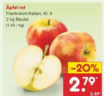 Netto Marken-Discount Äpfel rot Angebot