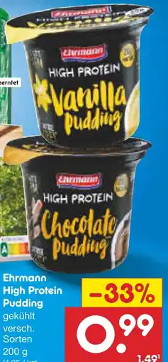 Netto Marken-Discount Ehrmann high protein pudding Angebot