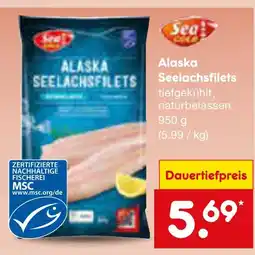 Netto Marken-Discount Sea gold alaska seelachsfilets Angebot