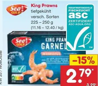 Netto Marken-Discount Sea gold king prawns Angebot