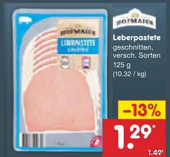 Netto Marken-Discount Hofmaier leberpastete Angebot