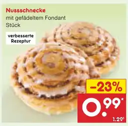 Netto Marken-Discount Nussschnecke Angebot