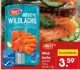 Netto Marken-Discount Sea gold sockeye wildlachs Angebot