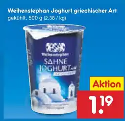 Netto Marken-Discount Weihenstephan joghurt griechischer art Angebot