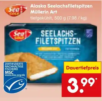Netto Marken-Discount Sea gold alaska seelachsfiletspitzen müllerin art Angebot