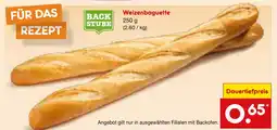 Netto Marken-Discount Backstube weizenbaguette Angebot