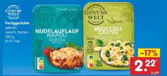 Netto Marken-Discount Genuss welt fertiggerichte Angebot