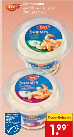 Netto Marken-Discount Sea gold shrimpssalat Angebot