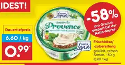 Netto Marken-Discount Gutes land frischkäse/-zubereitung Angebot