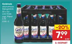 Netto Marken-Discount Goldmalz alkoholfreies malzgetränk Angebot