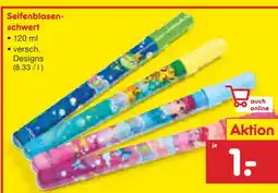 Netto Marken-Discount Seifenblasenschwert Angebot