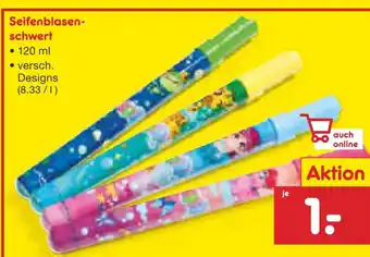 Netto Marken-Discount Seifenblasenschwert Angebot