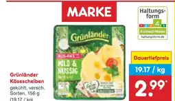 Netto Marken-Discount Grünländer käsescheiben Angebot