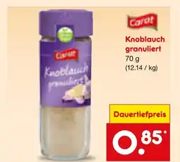 Netto Marken-Discount Carat knoblauch granuliert Angebot