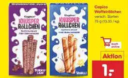 Netto Marken-Discount Capico waffelröllchen Angebot