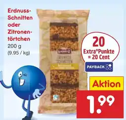 Netto Marken-Discount Erdnuss-schnitten oder zitronentörtchen Angebot