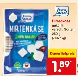 Netto Marken-Discount Gutes land hirtenkäse Angebot