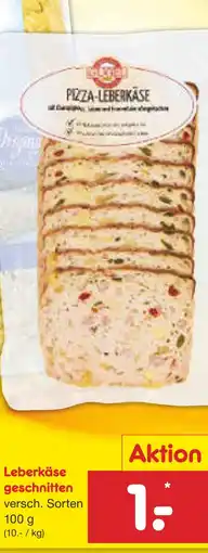 Netto Marken-Discount Leberkäse geschnitten Angebot