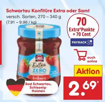 Netto Marken-Discount Schwartau konfitüre extra oder samt Angebot