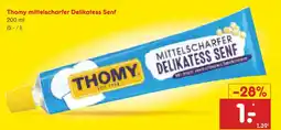 Netto Marken-Discount Thomy mittelscharfer delikatess senf Angebot