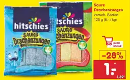 Netto Marken-Discount Hitschies saure drachenzungen Angebot