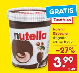 Netto Marken-Discount Nutella eisbecher Angebot