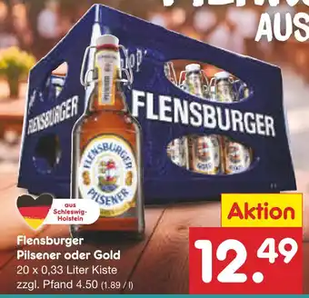 Netto Marken-Discount Flensburger pilsener oder gold Angebot